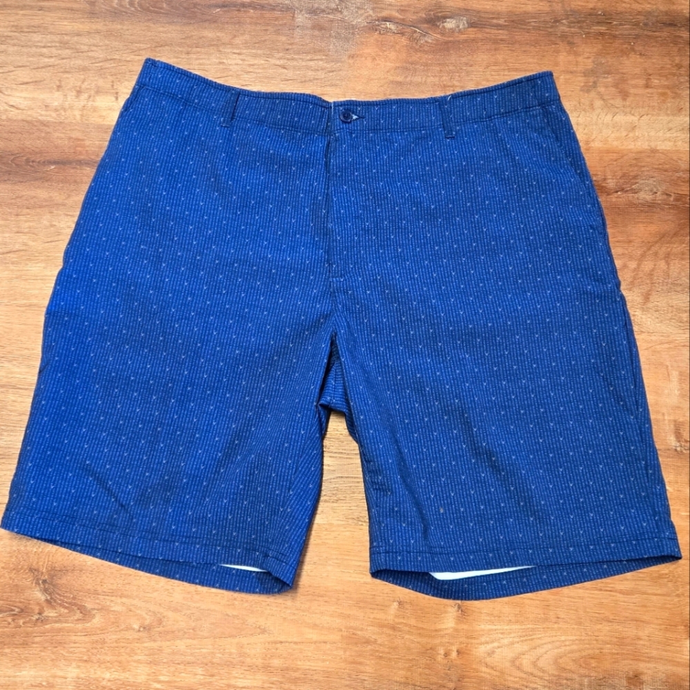 Pebble Beach Blue Dry-luxe Performance Size 38 Flat Front Shorts for Casual Wear